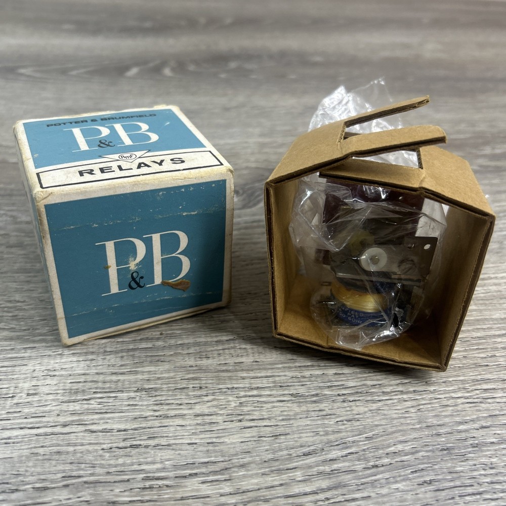 Potter & Brumfield Relay GM1N10A 250A 120VAC Genuine Oem Nos Vintage