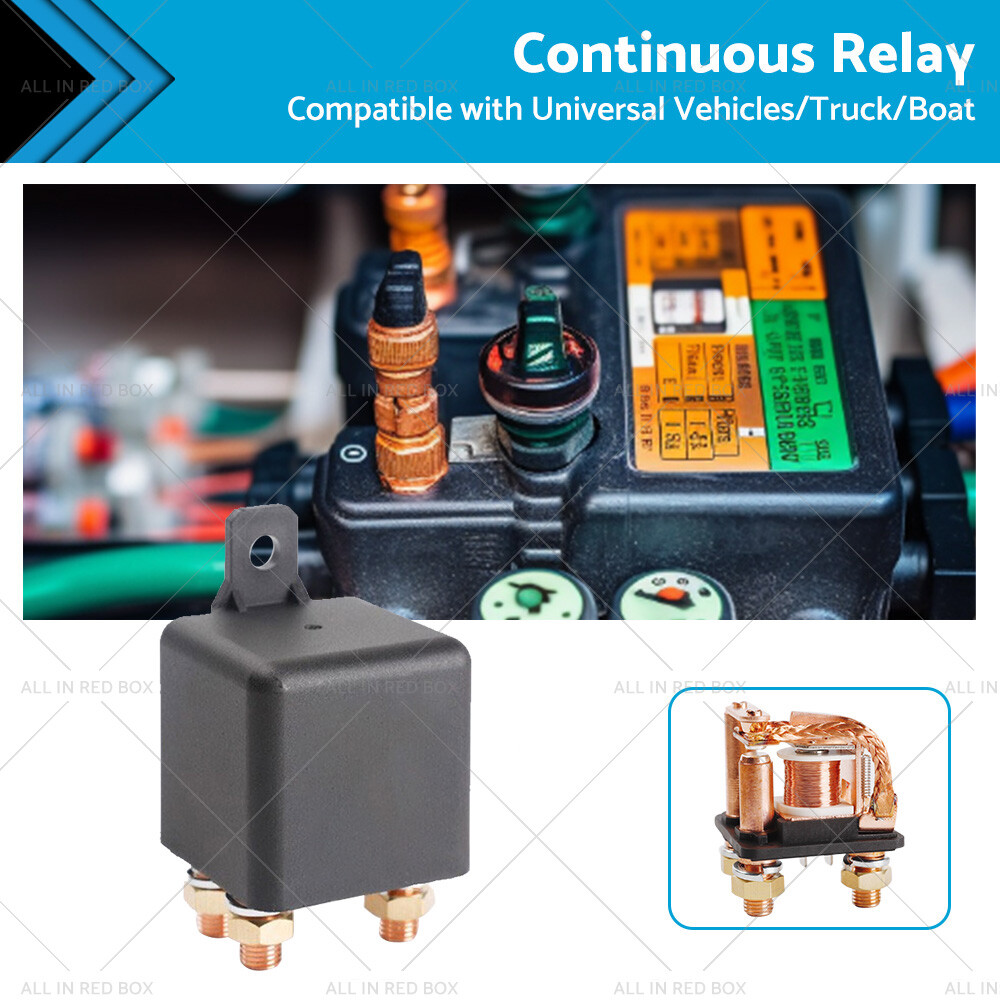 12V DC 250A Continuous Relay Heavy Duty 5 Pin Power Switch Suitable for Truck
