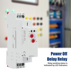 GRT8-B1 Mini Power 220V Delay Time Relay Timer Relay DIN Rail Type AC Off
