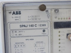 ABB SPAJ 140 C/E369 OVER CURRENT AND EARTH FAULT RELAY 1MYN742751-L