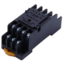 4X(2PCS PYF14A DIN Rail Relay Socket Base 14 Pin for MY4NJ HH54P MY4 F5W4)5896
