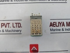 Releco Serie QR-C C9-A41 DX 2 Poll Control relay With Base E92191 6A 24Vdc