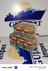 TESTED OK ABB CR-M120AC4L Pluggable Interface Relay 120VAC (LOT OF 10PSC) POLAND