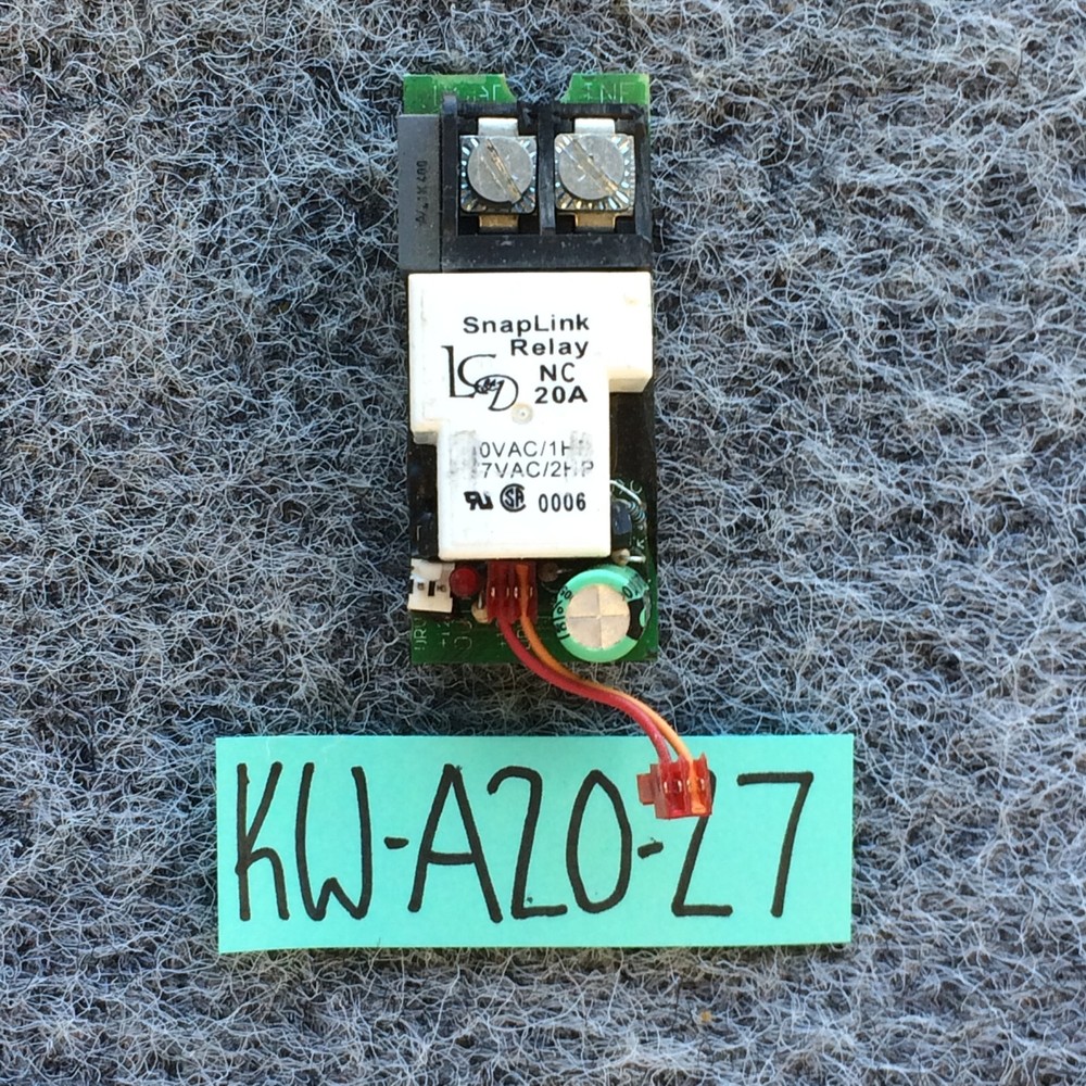 Lighting Control & Design LCD Blue Box Snaplink Relay NC 20A 120/277VAC 0006