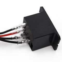 2PCS Power Relay SPST(1 NO) DC24V Coil, 30A SPST 120 VAC with Flange Mounting an