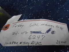 GENERAL ELECTRIC B13C MANUAL RESET RELAY CONTROL