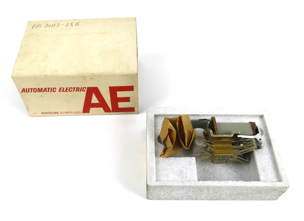 GTE Automatic Electric PP-70113-25B 450 Ohm Telephone Stepping Relay