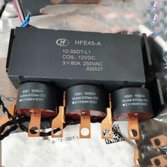 1PCS HFE45-A 12-3SDT-L1 12VDC Latching Relay 3x80A 250VAC
