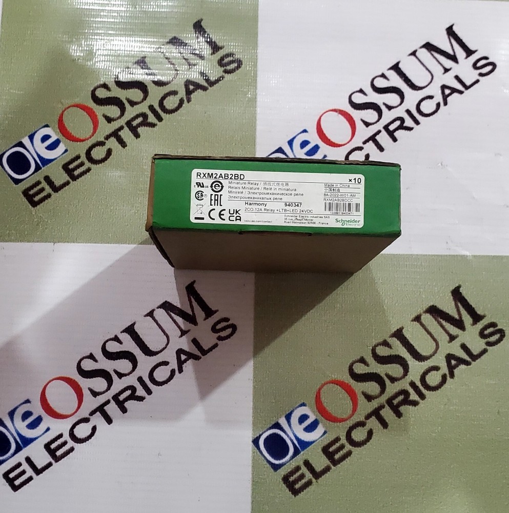 SCHNEIDER RXM2AB1BD MINIATURE RELAY 24VDC 8PIN 12AMP LOT OF 10 PCS FAST SHIPPING