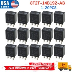 Lots of 8T2T-14B192-AB Relay 12VDC 4-Pin 30A Compatible with Some Ford