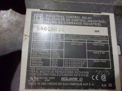 SQUARE D 8501X020 SER A TYPE X RELAY (264-2)