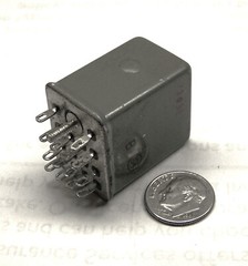 RONAN X23AC-115HS NOS ALARM RELAY 4PDT 14 PIN 115 VAC 14 SOLDER TAB 1 THREAD