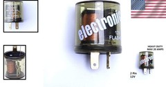 High Performance 2-Pin 12V Flasher Relay – Plug & Play Design for Easy Setup