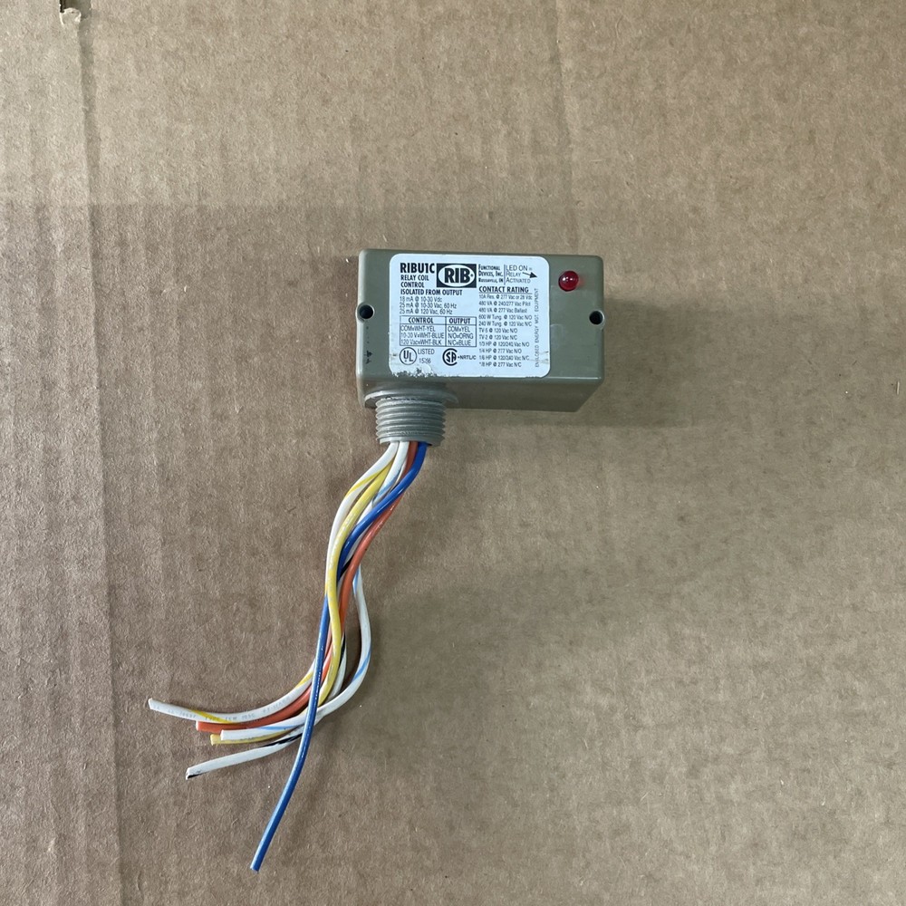 NEW RIB RIBU1C Enclosed Relay 10A SPDT with LED Indicator