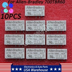 10PCS Relay 5-Pins For Allen-Bradley CAT 700-TBR60 CAT700-TBR60 60VDC 6A 250VAC
