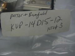 POTTER & BRUMFIELD KUP-14D15-12 RELAY 12VDC LOT OF 3 UNMP