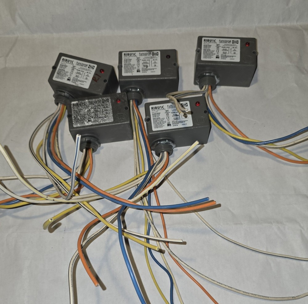 Functional Devices RIBU1C Enclosed Relay – Lot Of 5 – FREE SHIPPING!!!