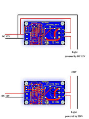 2Pcs 12V Photoresistor Sensor Relay Module Car Light Automatic Control Switch wi