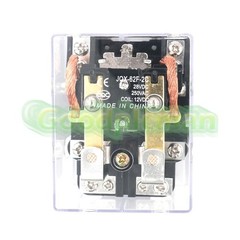 1pc Coil Voltage DC12V DC24V AC220V 80A DPDT Electromagnetic Relay JQX-62F-2C