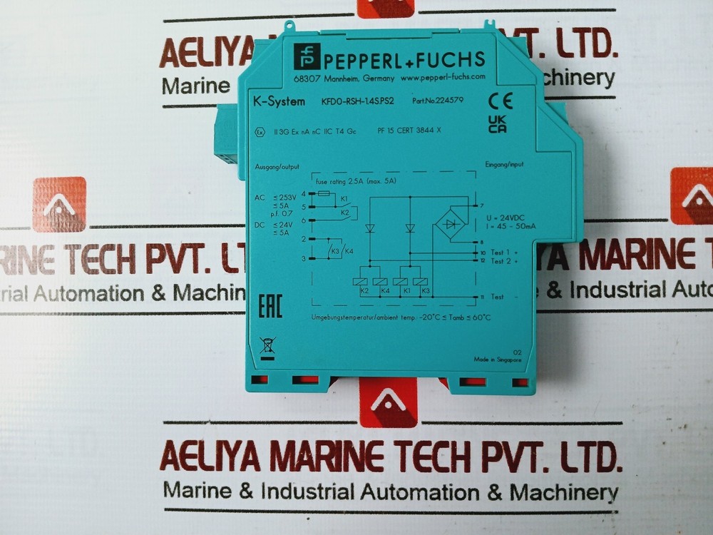 Pepperl+Fuchs KFD0-RSH-1.4S.PS2 Relay module 224579 24VDC