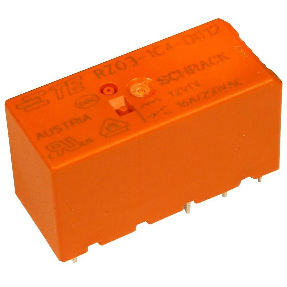 TE Connectivity RZ03-1C4-D012 12V DC 1xUM 16A 360 Ohm PCB Relay 855008 Relay-