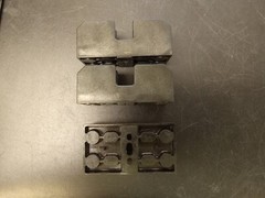 Buss, 2 Pole BM6032SQ Panel Mount Fuse Block, Lot of 3 30A 600V