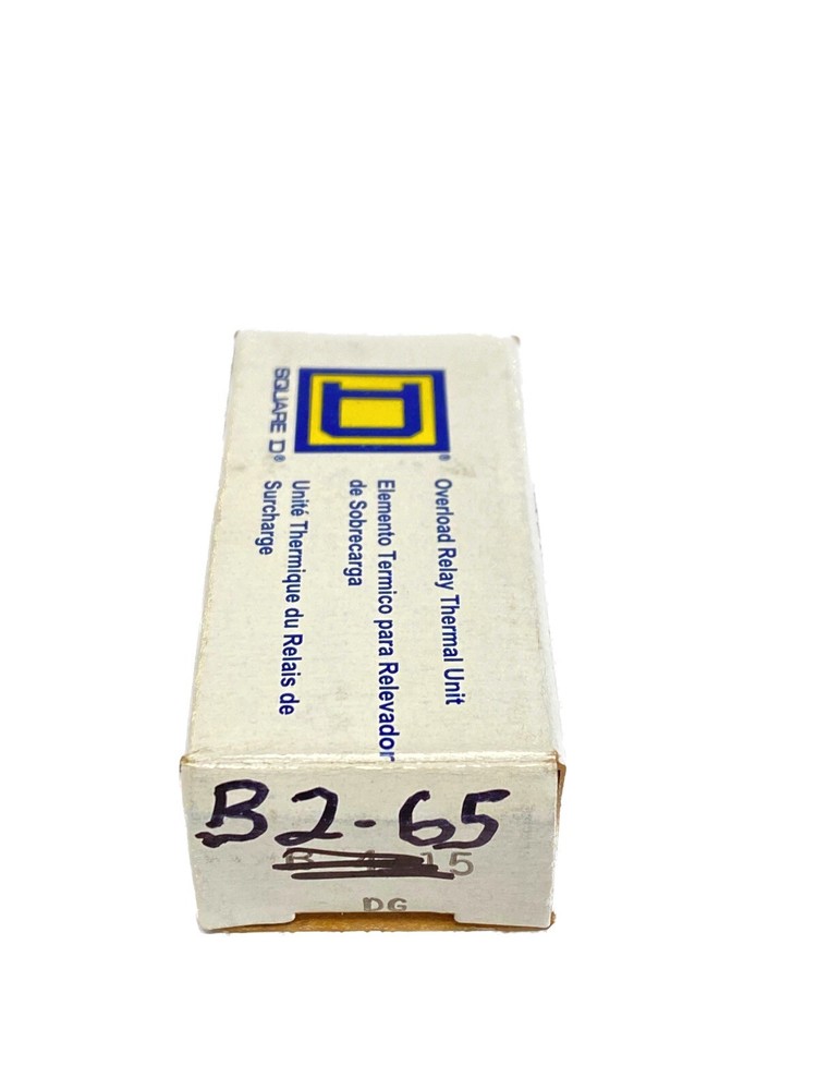 New SQUARE D B2.65 Overload Relay Thermal Heater Element Unit