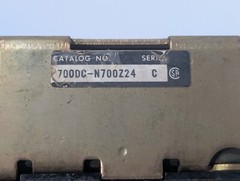 Allen Bradley 700DC-N700Z24 24V DC Relay Contactor, Type N, 24VDC, NEMA P300