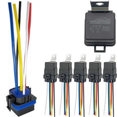 irhapsody Relay 12V, 80/60 Amp Waterproof Relay, 5 Pin Automotive Relay, Spdt 12