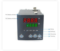 Temperature Controller Thermostat 2Alarms K J PID Output SSR Relay 220V 24V 380V