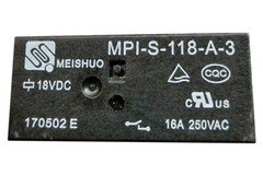 1PC MPI-S-118-A-3 18VDC Power Relays 16A 250VAC 6Pins