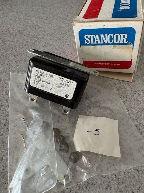 STANCOR 84-907 * RBM CONTROLS 84-20206-301ZY *AC ONLY 250V*COIL 120V