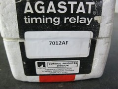 Agastat 7012AF Timing Relay, 1 to 10 minute time delay on pickup 120V, 60Hz