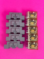 IDEC RH3B-UL AC120V Power Relay 120V 3PDT 10A w/ SH3B-05 Socket Base