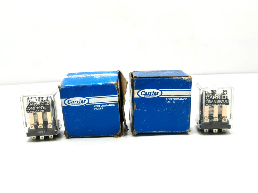 CARBIER Transicold 10-00220-00 Relay Carrier 66U1-5162-1 LOT OF 2