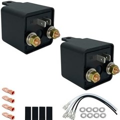 200amp 12v Continuous Duty Relay, 4-pin Spst Hig Size: 2 sets of 12v-200a-4pin