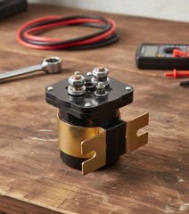Battery Isolator Relay Kit, 12V 500A, Chassis Mount, Normally Closed