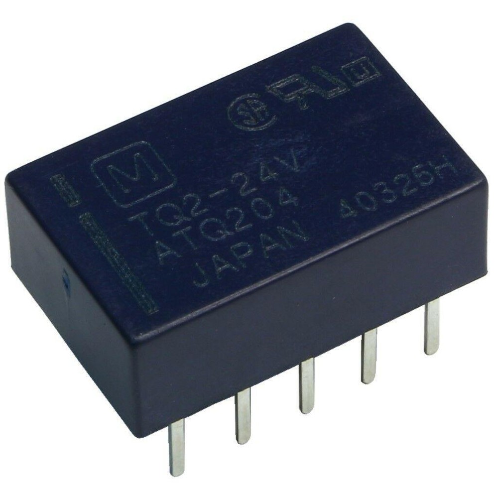 Panasonic TQ2-24V 24V DC 2xUM 1A 2880R 110VDC 125VAC Relay Print 854976 Relay-