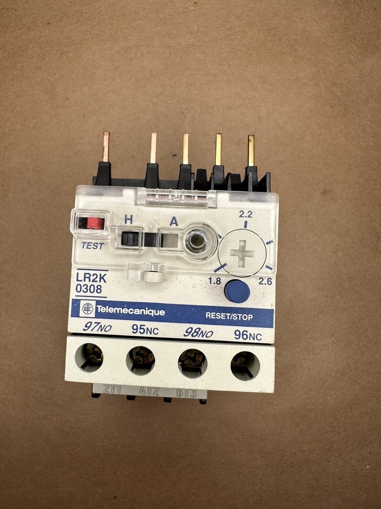 Telemecanique Thermal Overload Relay 1.8-2.6A LR2K0308