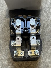 Dayton 3X749E Open Power Relay: Surface Mounted, 24V DC, 8 Pins/Terminals, DPDT