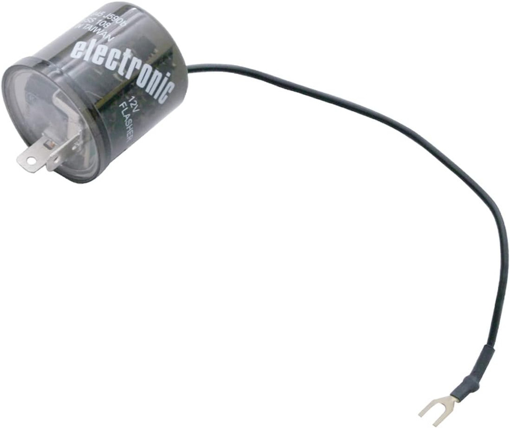 90650 Heavy Duty 12-Volt LED Flasher, 2 Terminals, 2-Pin LED Flasher, 12V, 20Amp