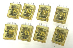IDEC RHIB-U DC 24V COMPACT POWER RELAY RH SERIES BLADE TERMINAL 10A (LOT OF 8)