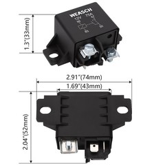 Normal Open Power Relay 12V 75A Suitable for Starter Relay V23232-D0001-X001