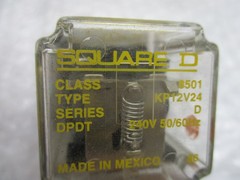 SQUARE D 8501KP12V24 SER.D RELAY 240V NSNP