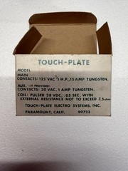 Touch-Plate Electro-Systems Relay Model 1550-B