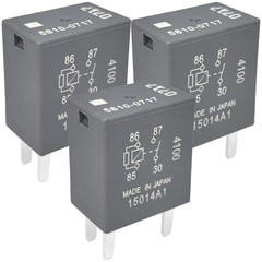 3-Pack 5810-0717 Relays 12V DC 30A 4-Pin SPST – Compatible with Select Jeep, …
