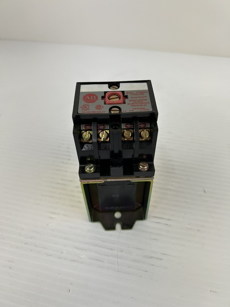 Allen Bradley 700DC-PK400Z24 DC Master Control Relay Series A 700DC Type PK