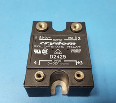 SOLID STATE RELAY, D2425, CRYDOM, SPST-NO 25A 24-280V, 20mA 3-32V DC-IN