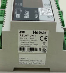 Helvar Digidim 498 8-Channel Relay Unit 100-240V DALI S-DIM Control Tested