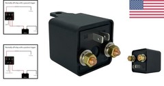 200 Amp 12V SPST Relay Heavy Duty Quick Connect for High Power Applications